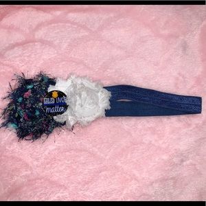 “Blue lives matter” headband